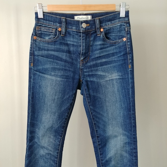 Madewell 9" High Riser Skinny Jeans Dayton Wash Size 24 - Picture 4 of 14